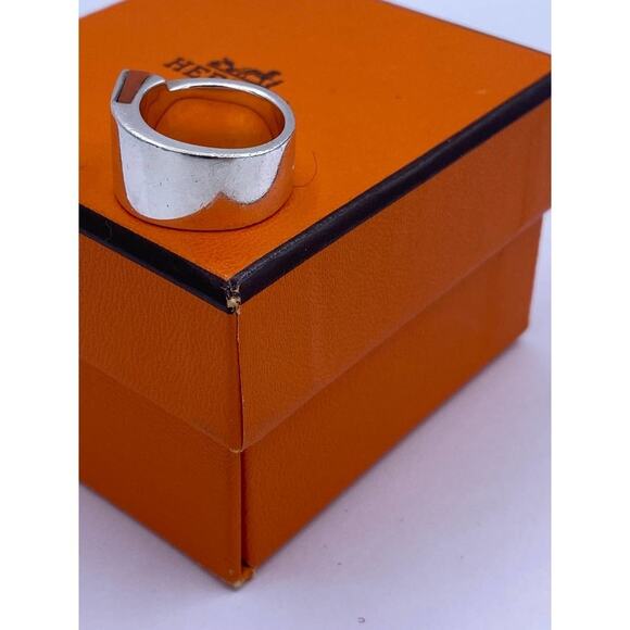 Hermès Sterling Silver Ring – Size 4 - Picture 3 of 4